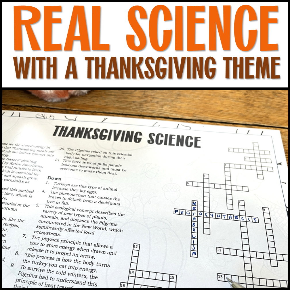 Free Printable Science Crossword Puzzles