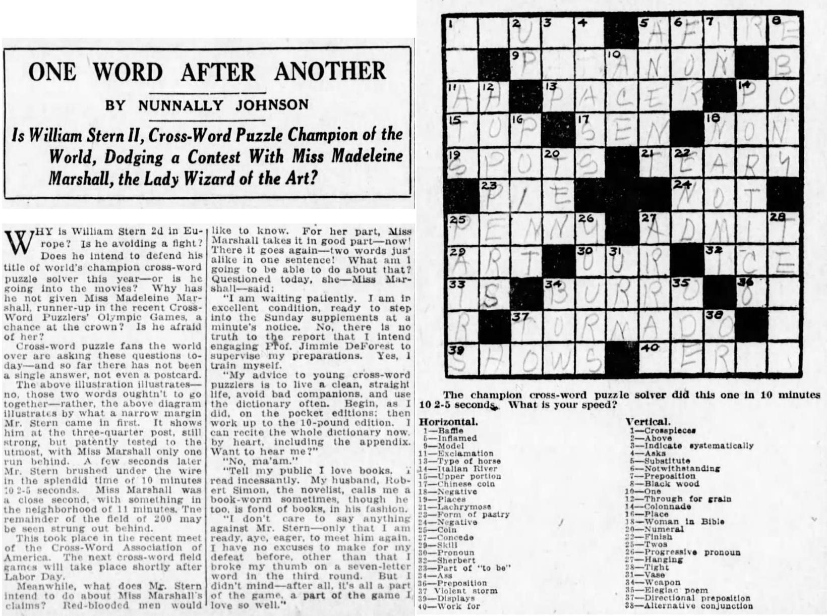 Crossword Daily Word Puzzle