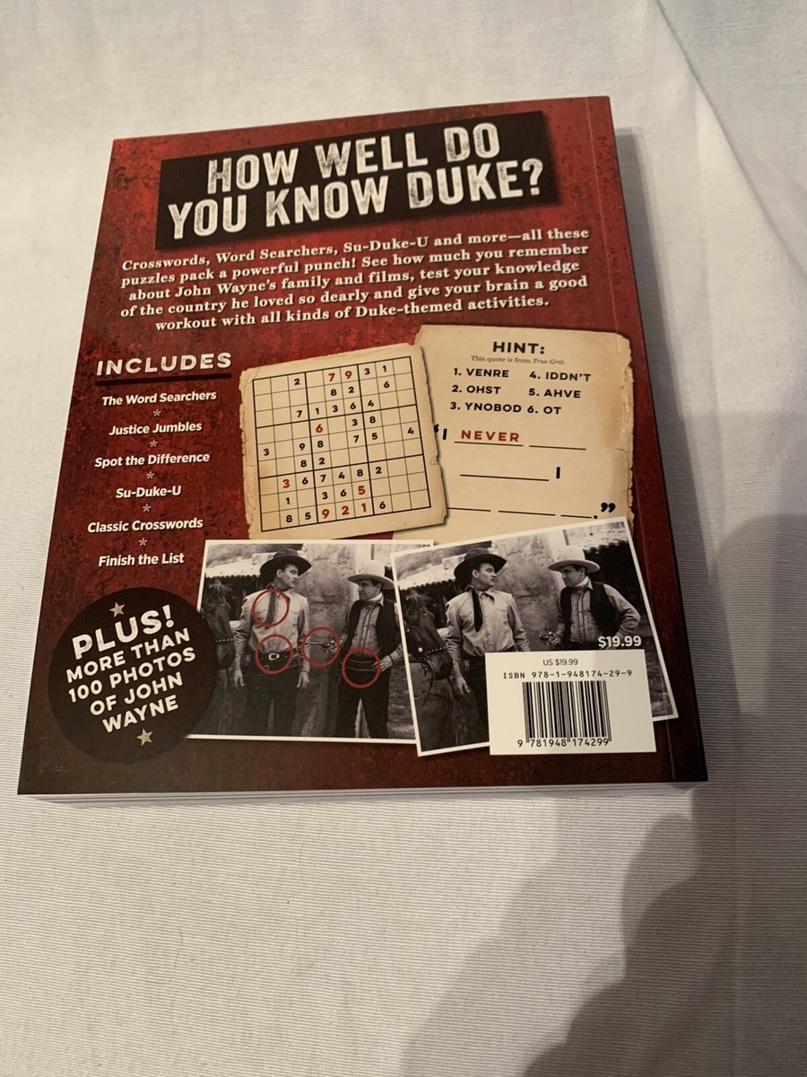 The John Wayne Complete Puzzle Collection Book EBay