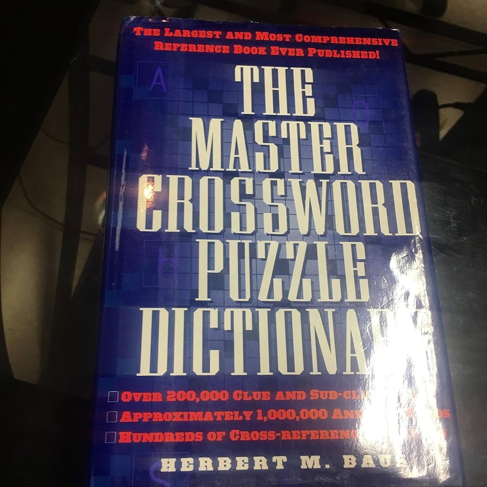 The Master Crossword Puzzle Dictionary The Unabridged Word Bank