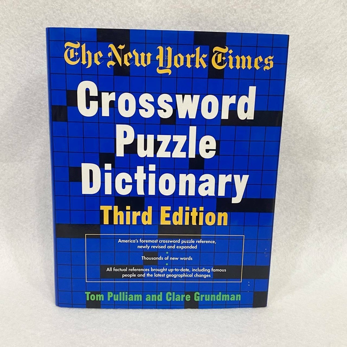 The New York Times Crossword Puzzle Dictionary Third Edition 9780812923735 EBay