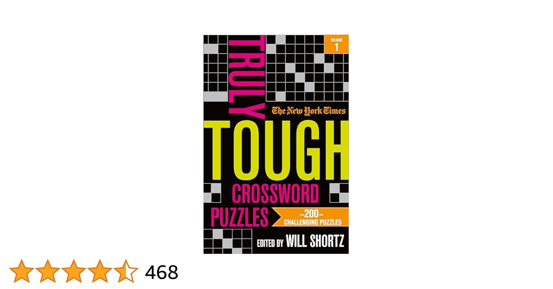 The New York Times Truly Tough Crossword Puzzles Volume 1 200 Challenging Puzzles The New York Times Shortz Will 9781250253118 Amazon Books
