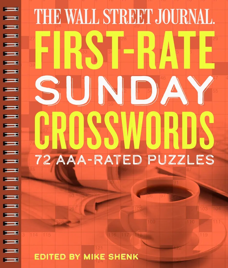 The Wall Street Journal First Rate Sunday Crosswords By Mike Shenk Hachette Book Group