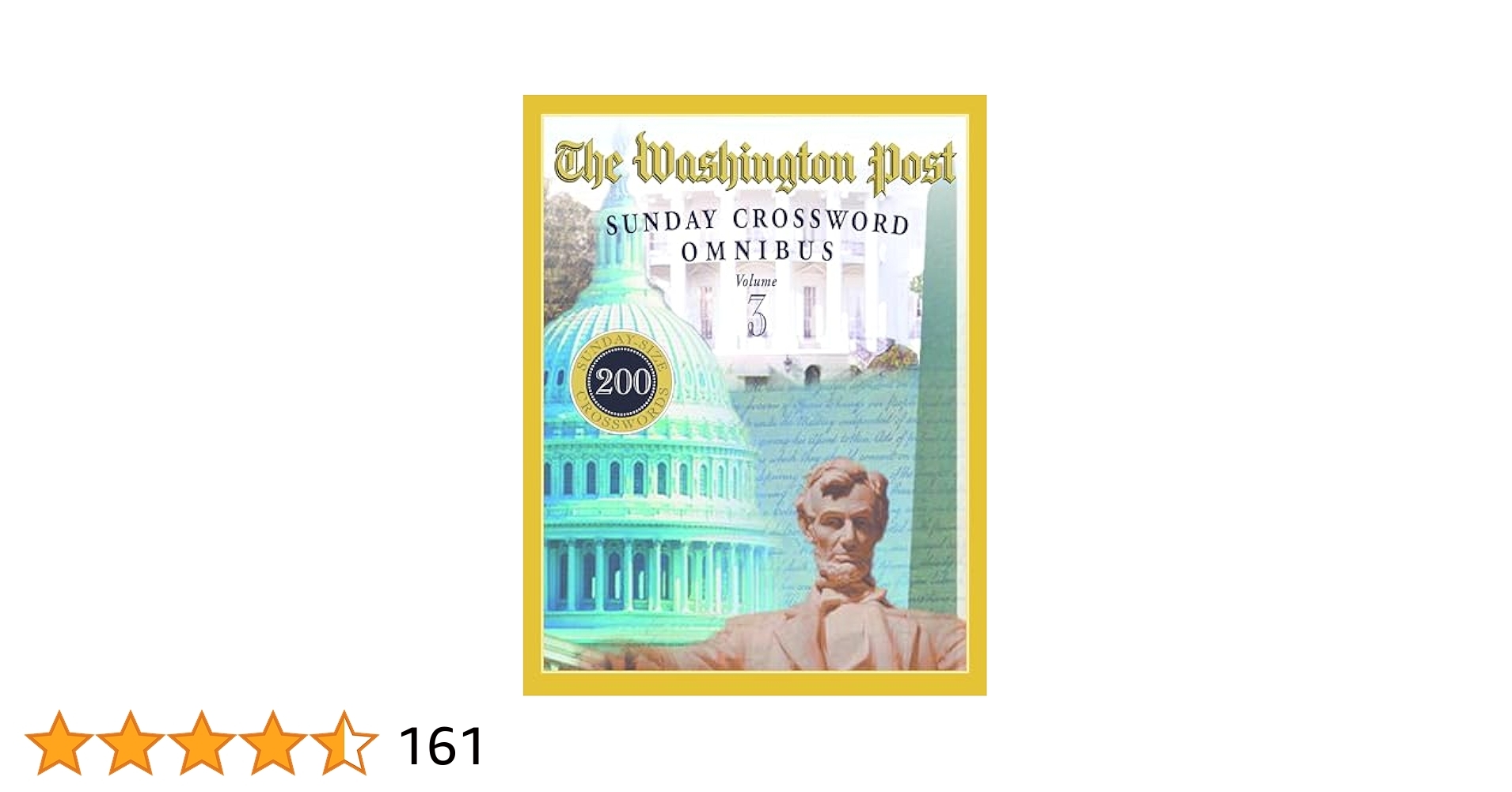 The Washington Post Sunday Crossword Omnibus Volume 3 Mackaye William R Piscop Fred 9780375721878 Amazon Books
