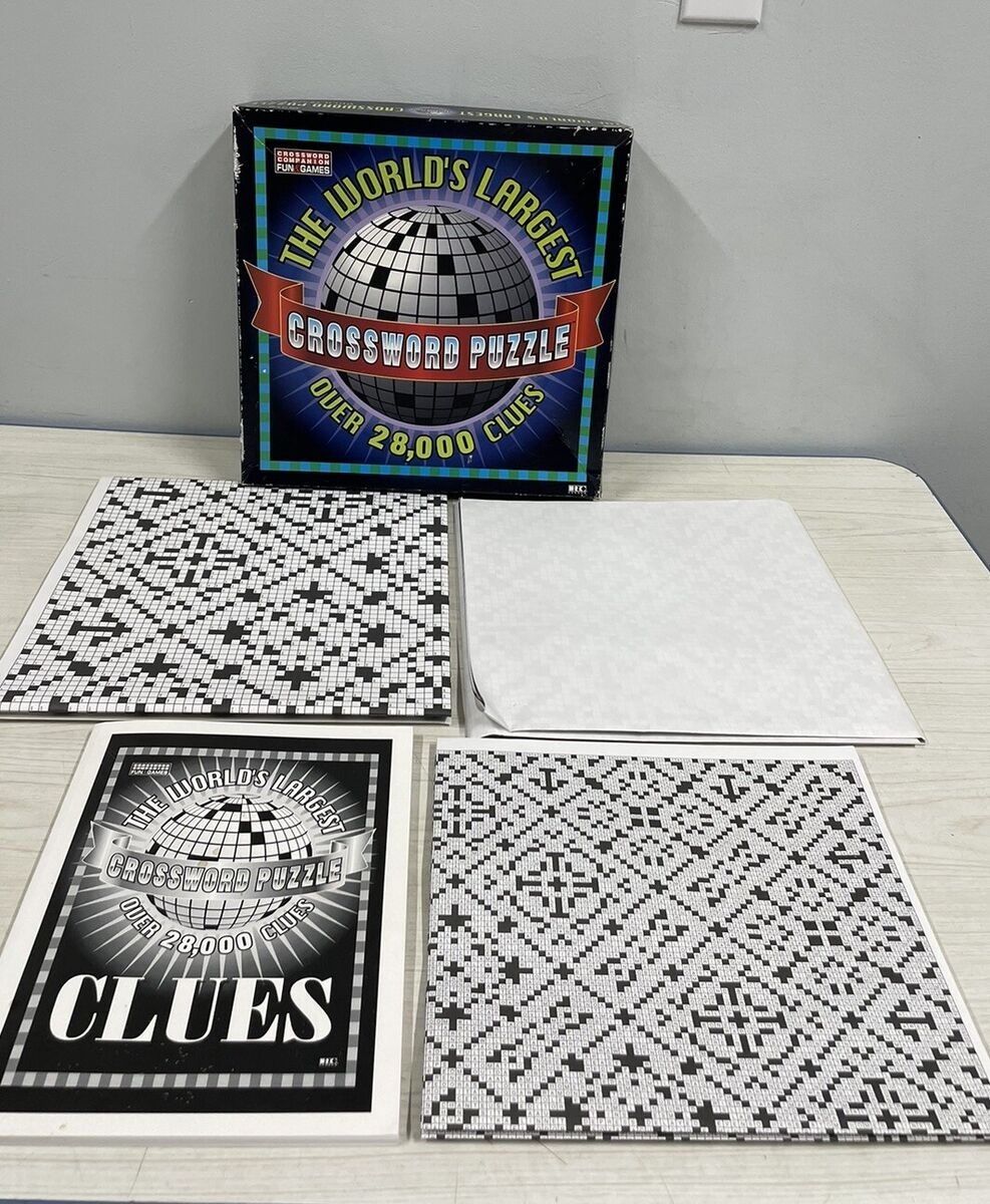 The World s Largest Crossword Puzzle OPEN BOX T36 EBay
