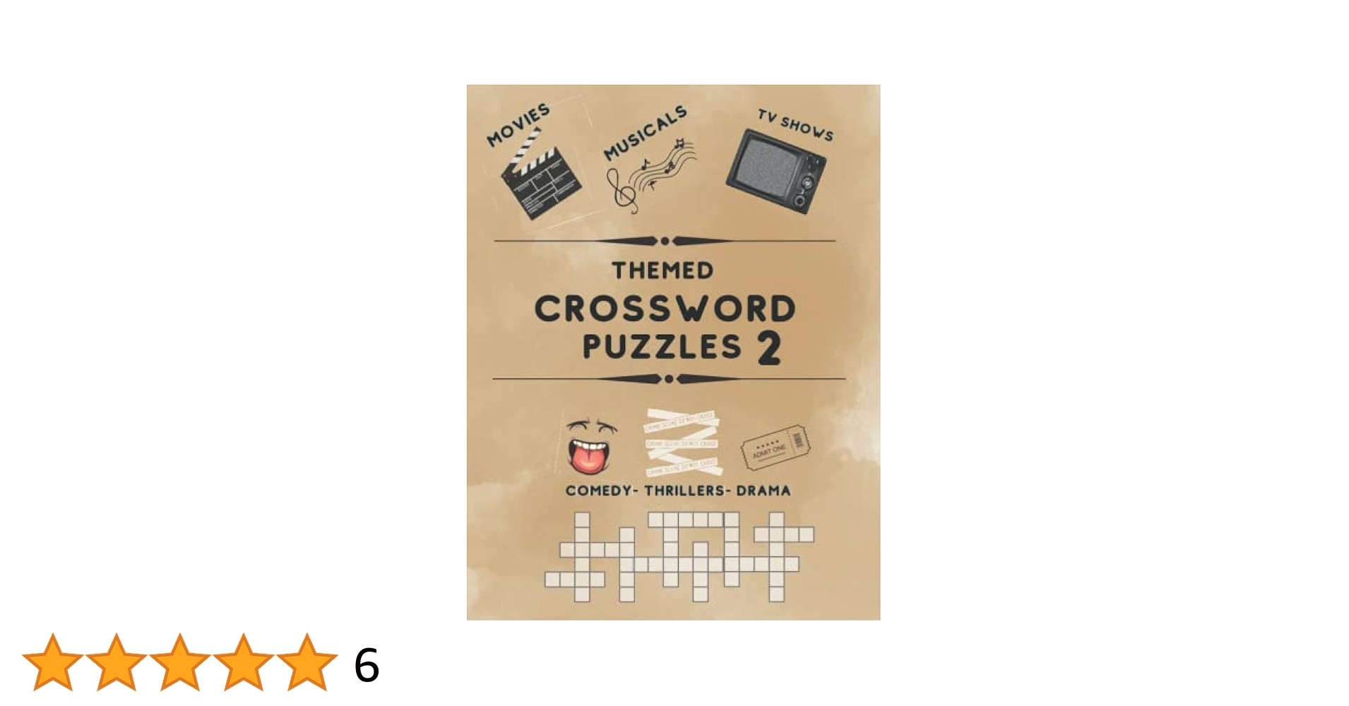 Themed Crossword Puzzles Classic Movies TV Shows Musicals And Comedies Perfect For Baby Boomers Themed Crossword Puzzles 2 Book Series Press Little Sparrow 9798365159587 Amazon Books