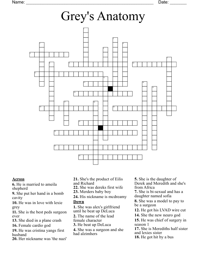 TV Shows Programs Crosswords Word Searches Bingo Cards WordMint