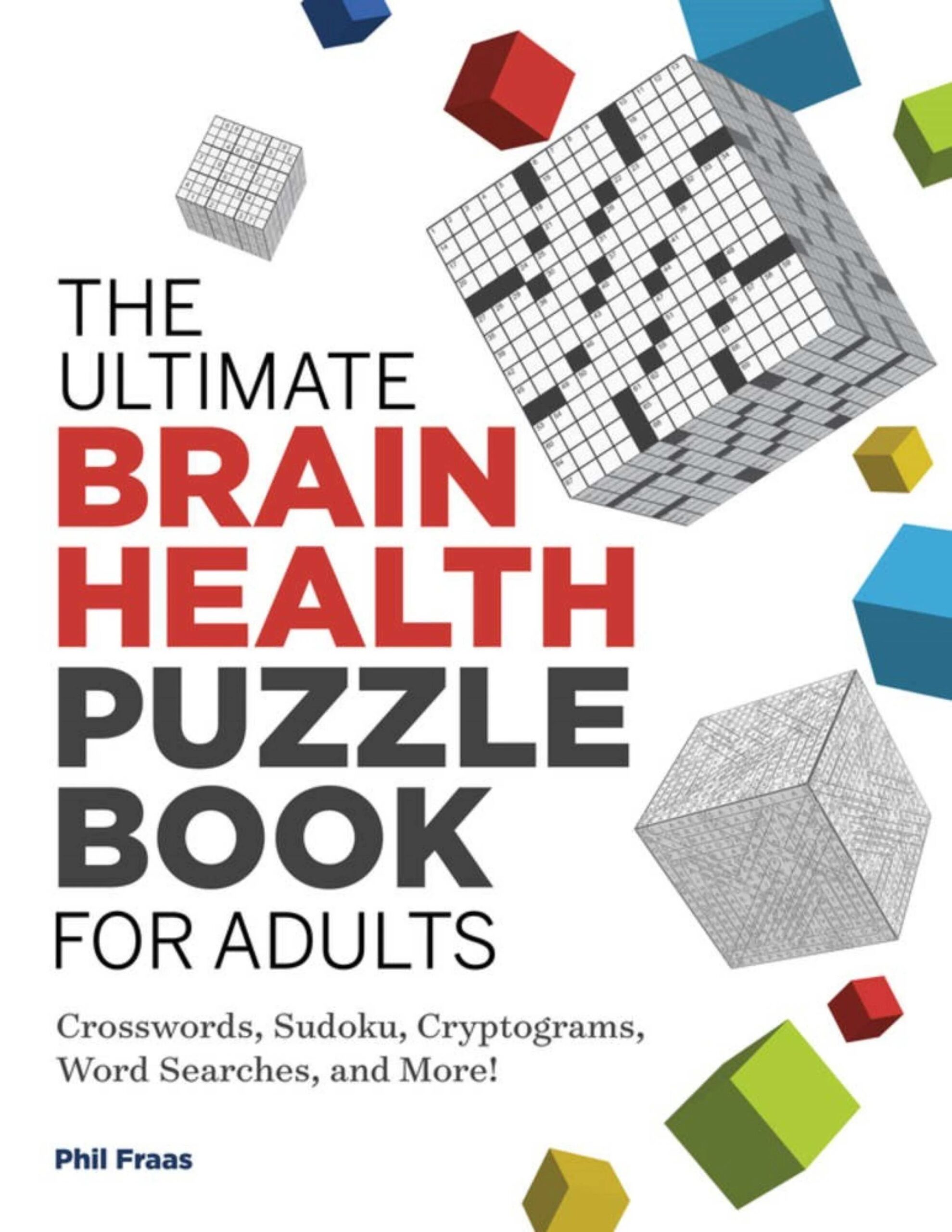 Ultimate Brain Health Puzzle Book Crosswords Sudoku Cryptograms 
