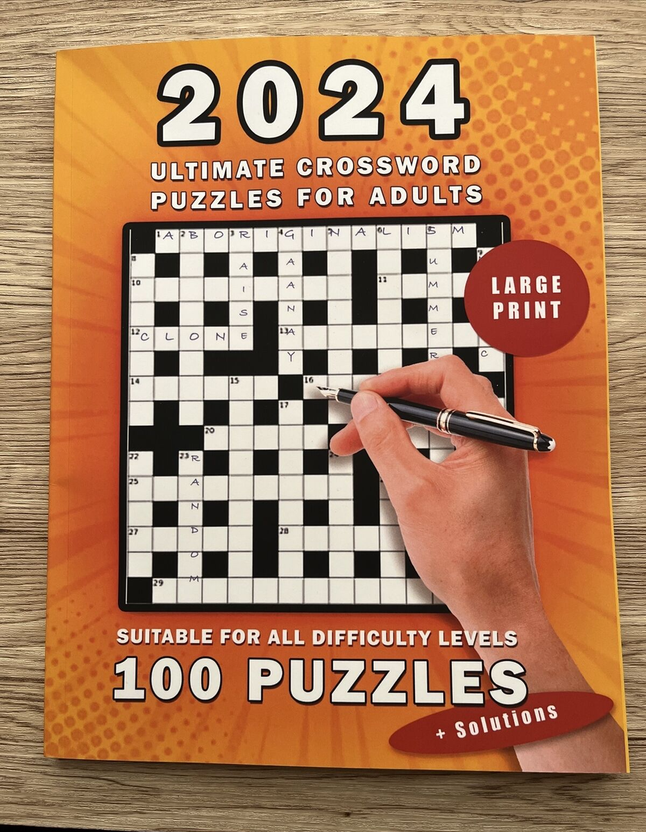 Ultimate Crossword Puzzles For Adults Large Print Crossword Paperback NEW EBay