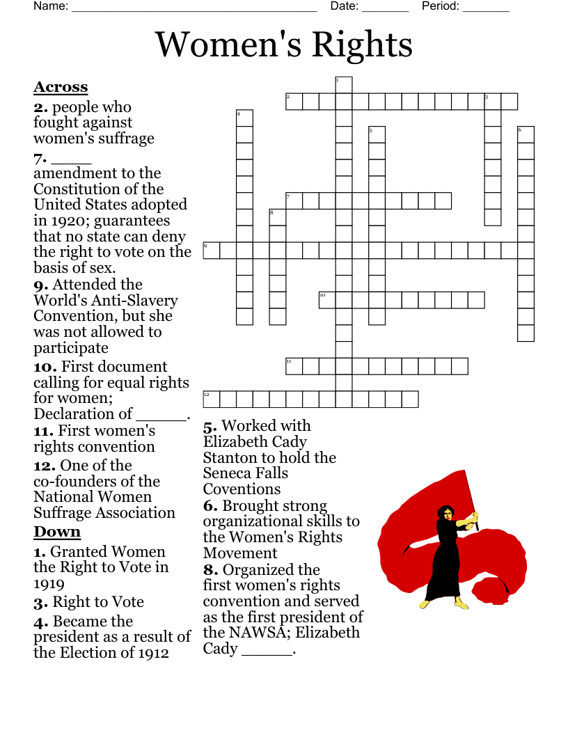 US History Crossword Puzzle WordMint