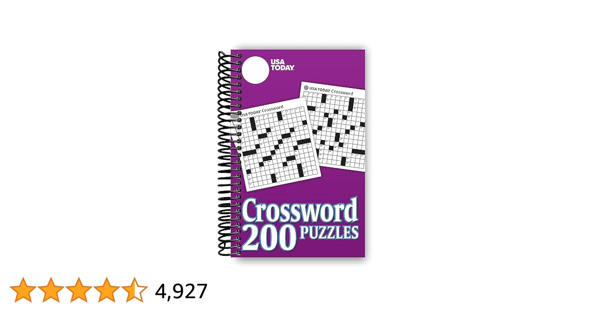 USA TODAY Crossword 200 Puzzles From The Nation s No 1 Newspaper USA Today Puzzles Volume 2 Spiral bound USA TODAY USA Today Amazon Books