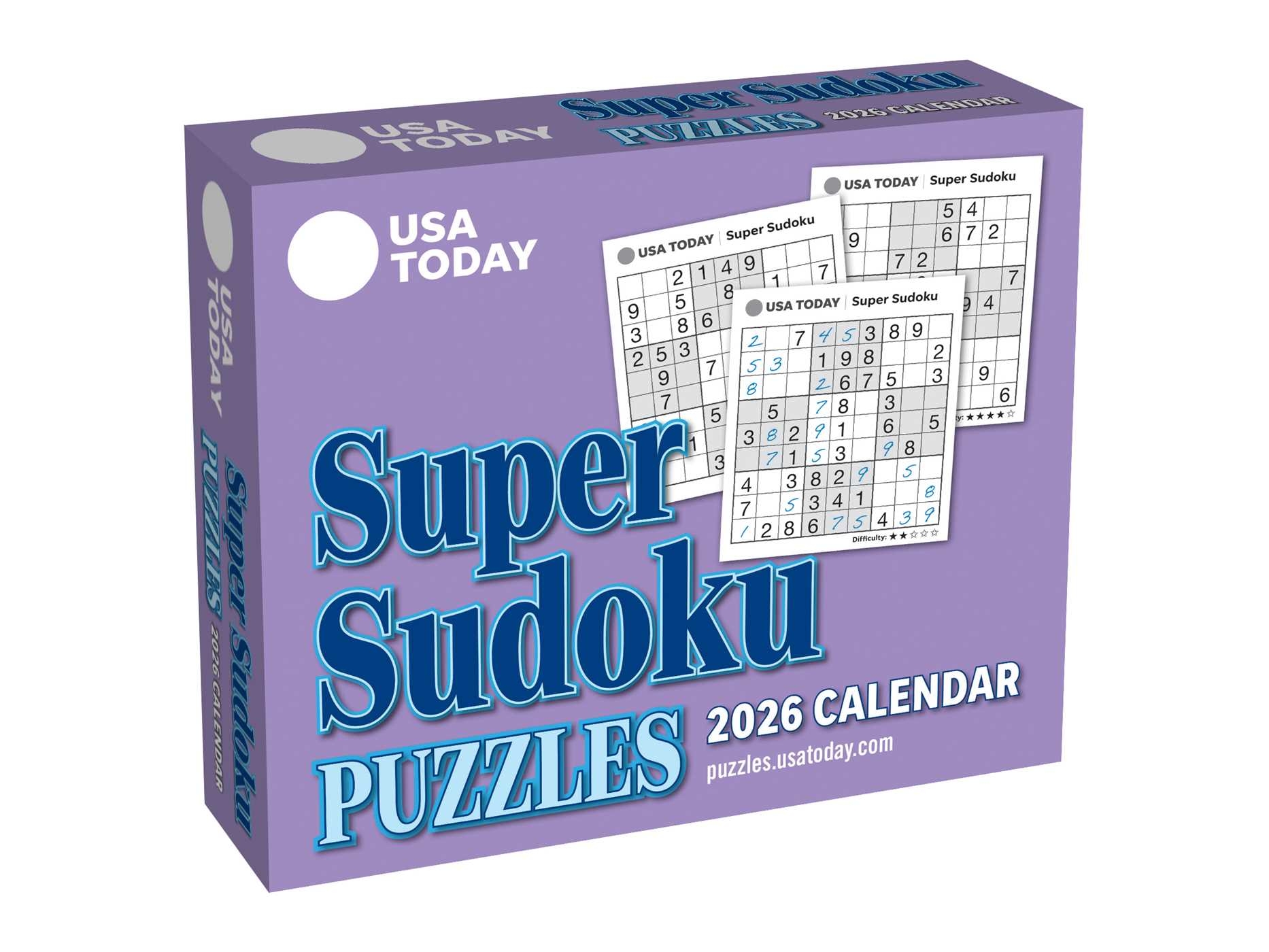 USA TODAY Sudoku 2026 Day to Day Calendar Book Summary Video Official Publisher Page Simon Schuster