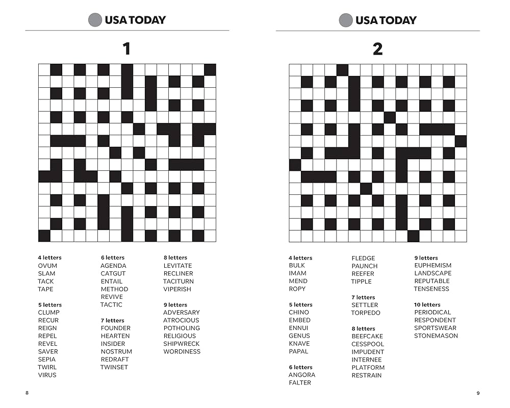 Crossword Fill In Puzzles Free