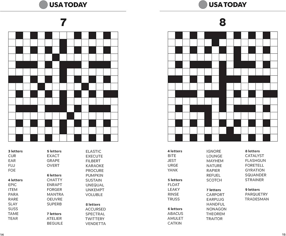 USA TODAY Word Fill In Super Challenge 200 Puzzles USA Today Puzzles USA TODAY 9781524869908 Amazon Books