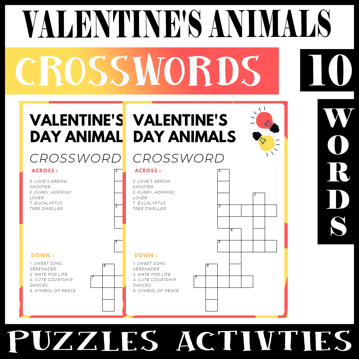 Crossword Puzzles Valentine's Day