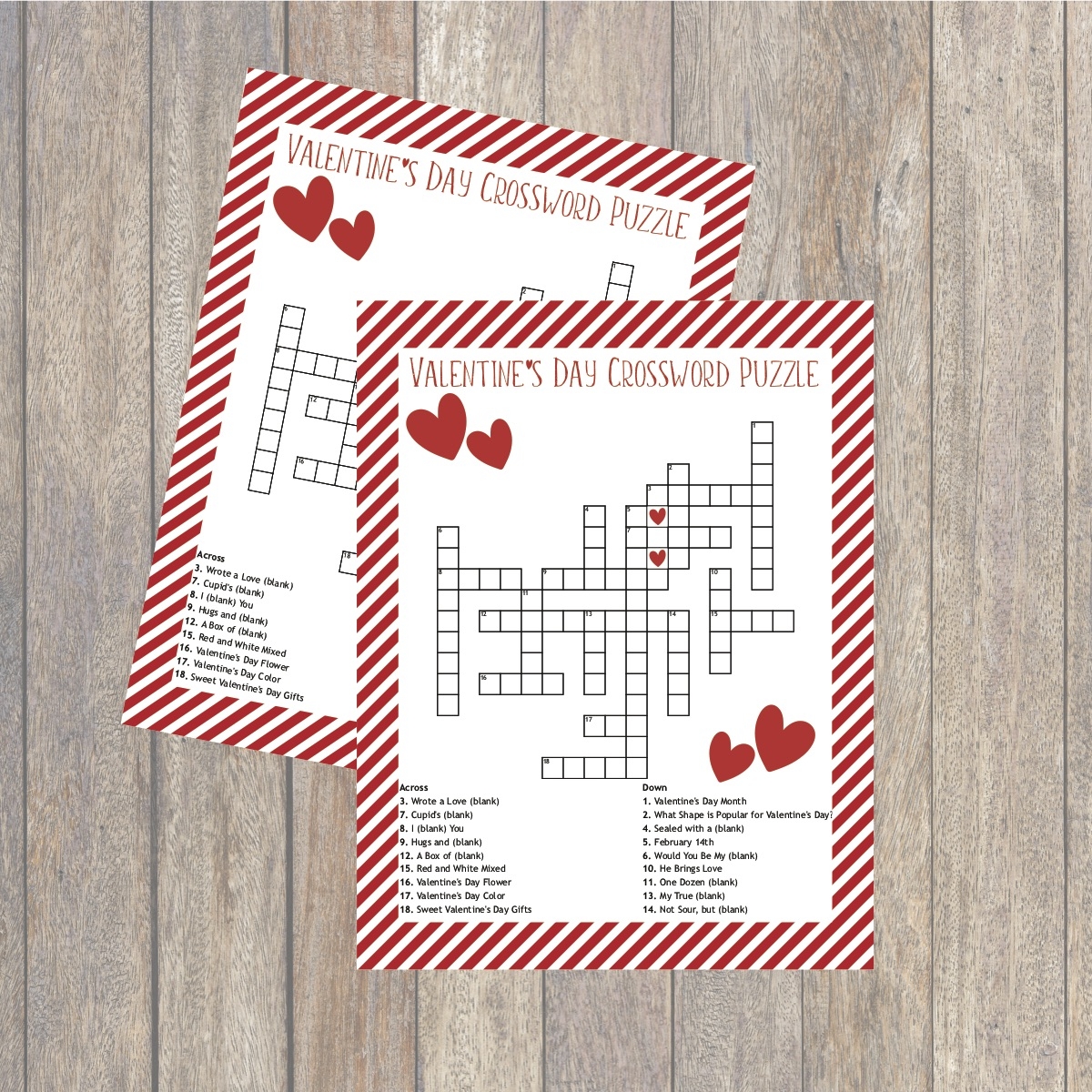 Valentine s Day Crossword Puzzle Everyday Party Magazine