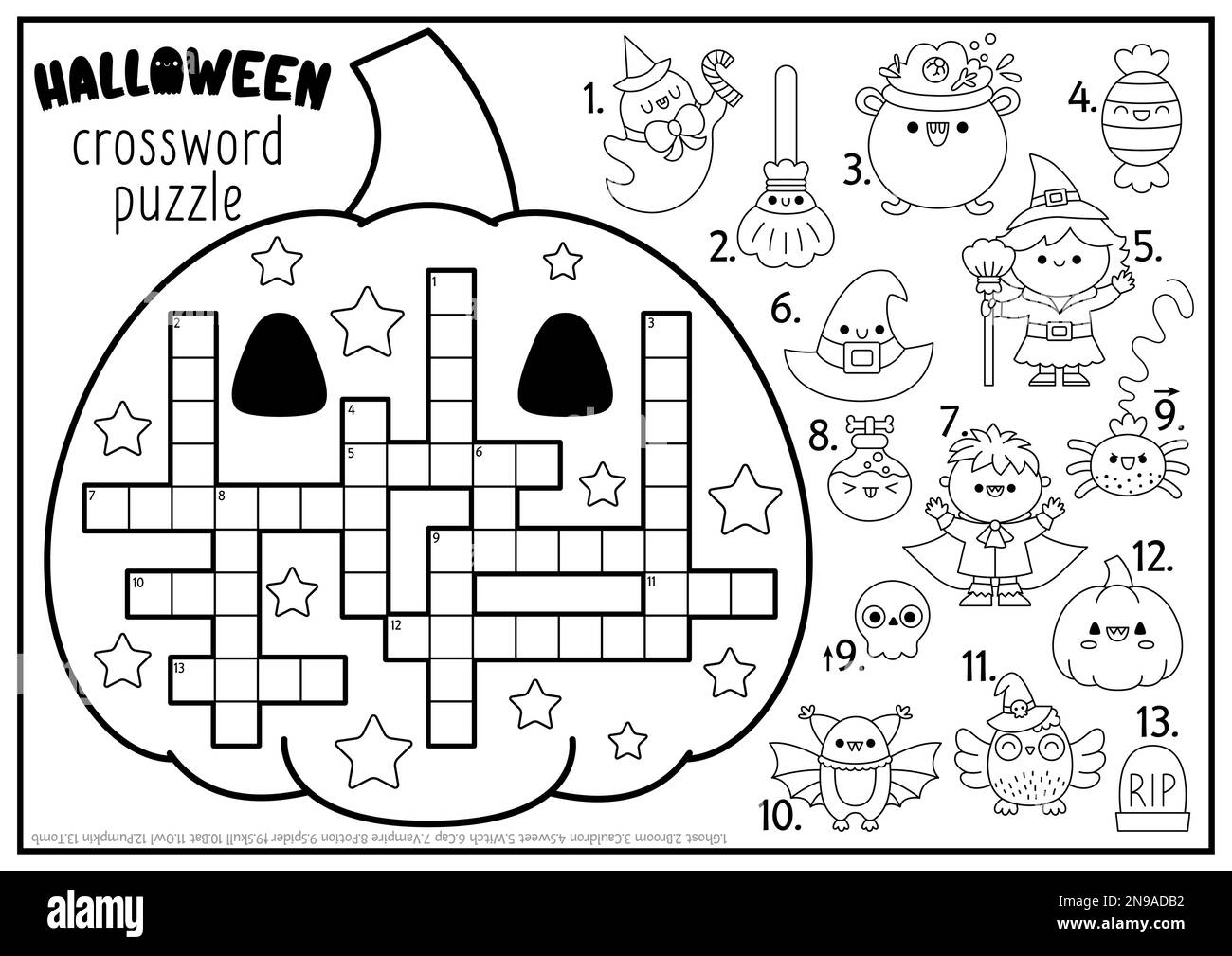 Halloween Crossword Puzzles