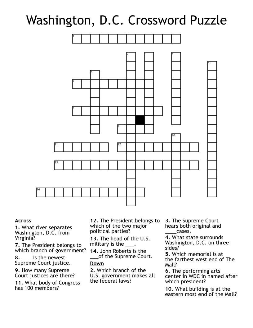 Washington Post Sunday Crossword Puzzle Solution