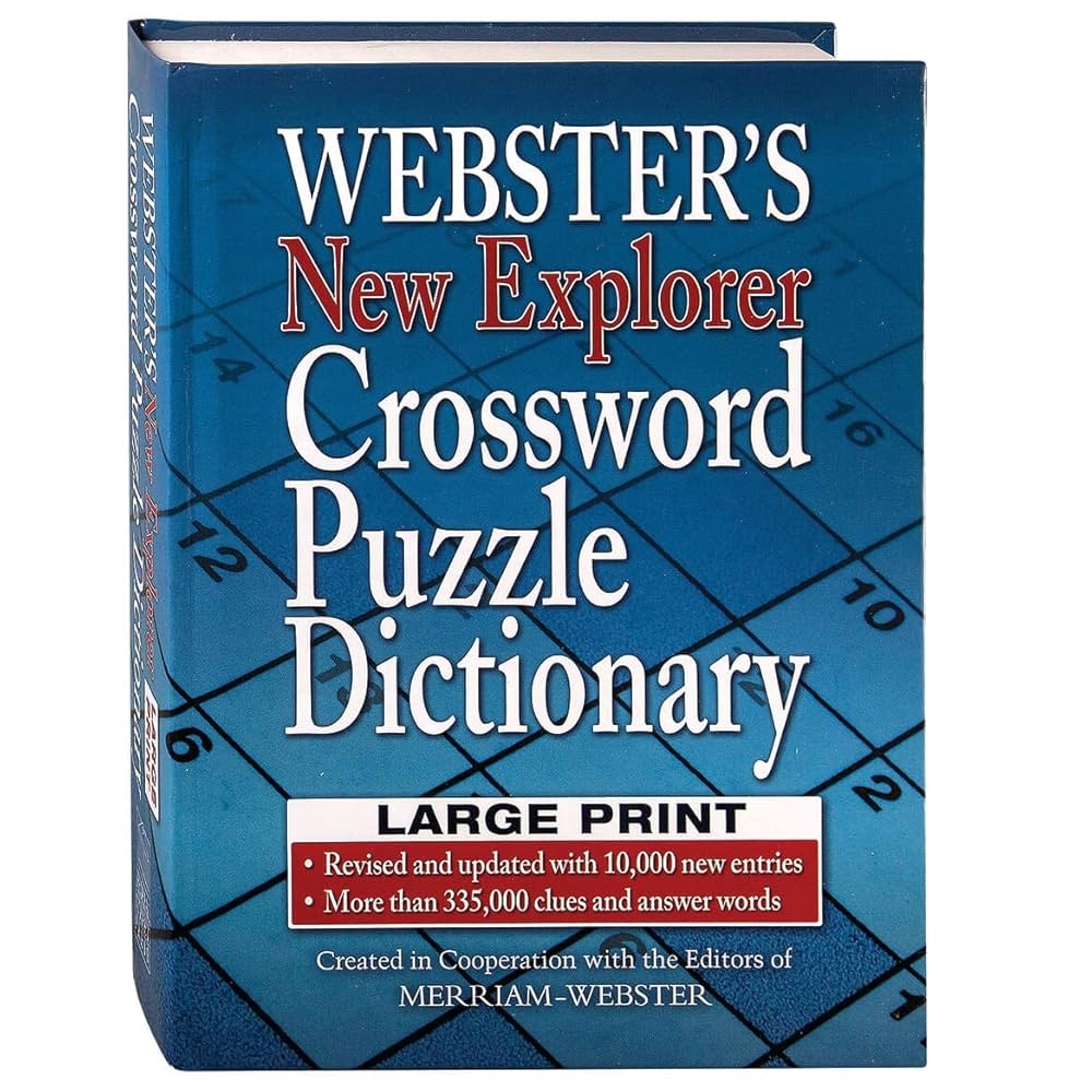 Webster s New Explorer Crossword Puzzle Dictionary Merriam Webster 9781596951136 Amazon Books