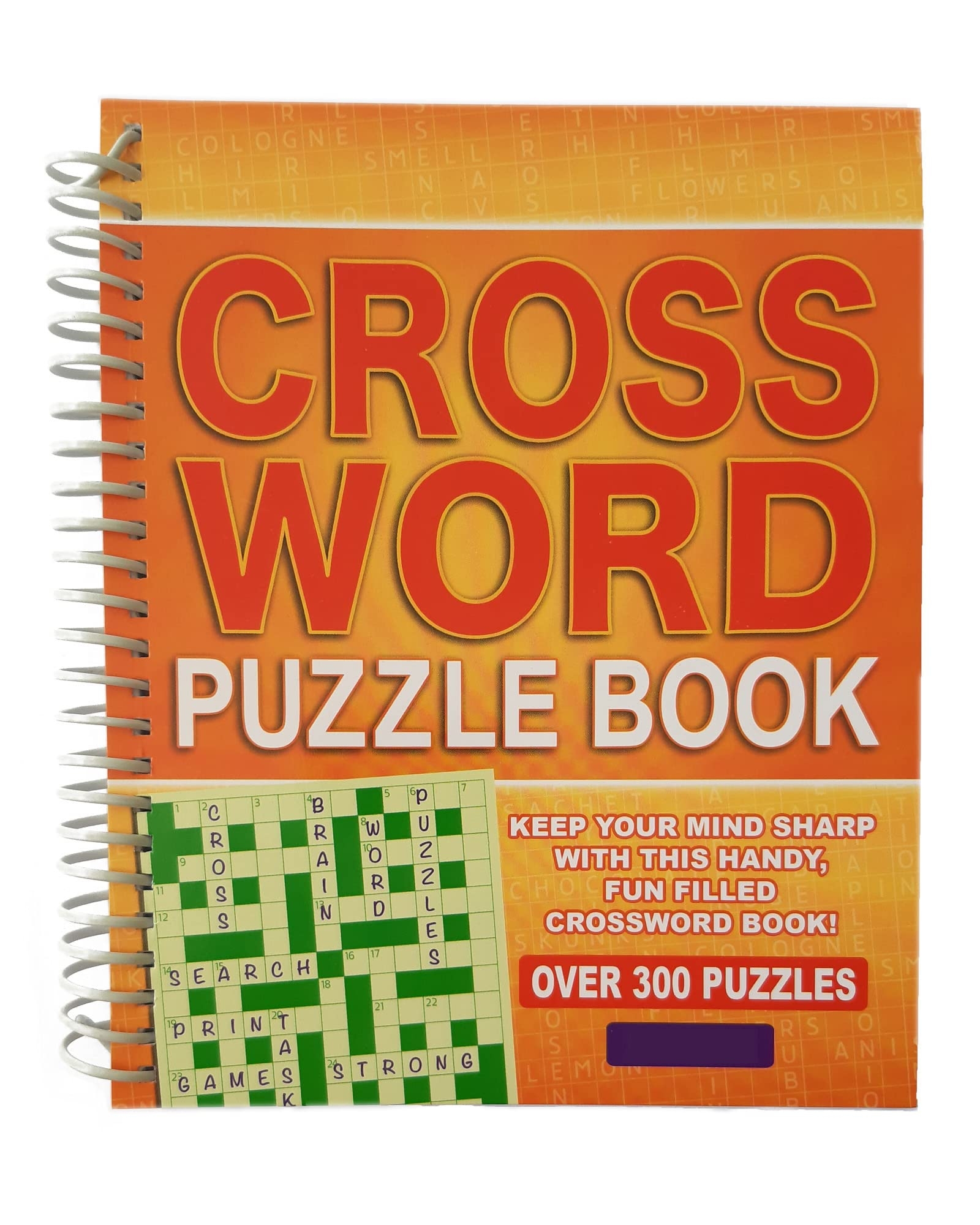 WF Graham Crossword Puzzle Book For Adults Spiral Bound Brain Teasers Travel Puzzles Book With Over 300 Puzzles Amazon co uk Toys U0026 Games