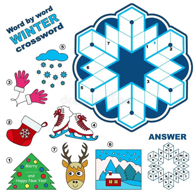 Winter Crossword Stock Illustrations 466 Winter Crossword Stock Illustrations Vectors Clipart Dreamstime