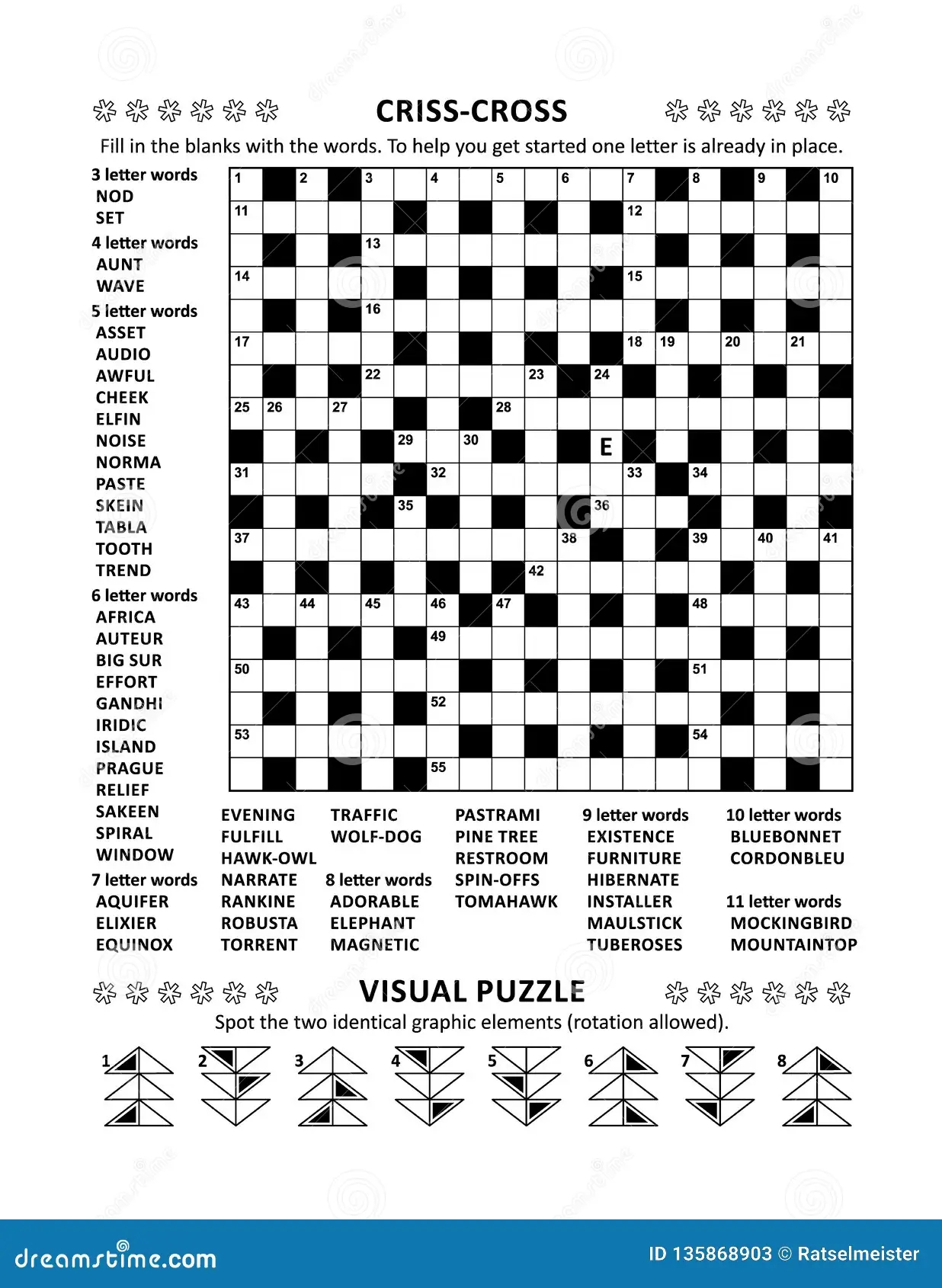 Blank Crossword Puzzles Printable