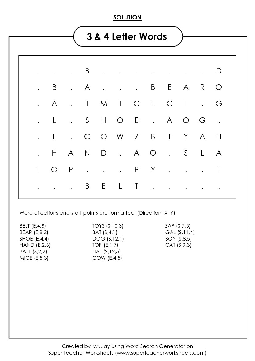 Free Crossword Search Puzzles Printables