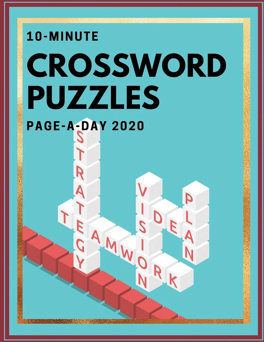 10 minute crossword puzzles page a day 2020 daily commuter crossword puzzle book puzzle books for adults large print puzzles with easy medium hard and very hard difficulty brain games for every day paperback