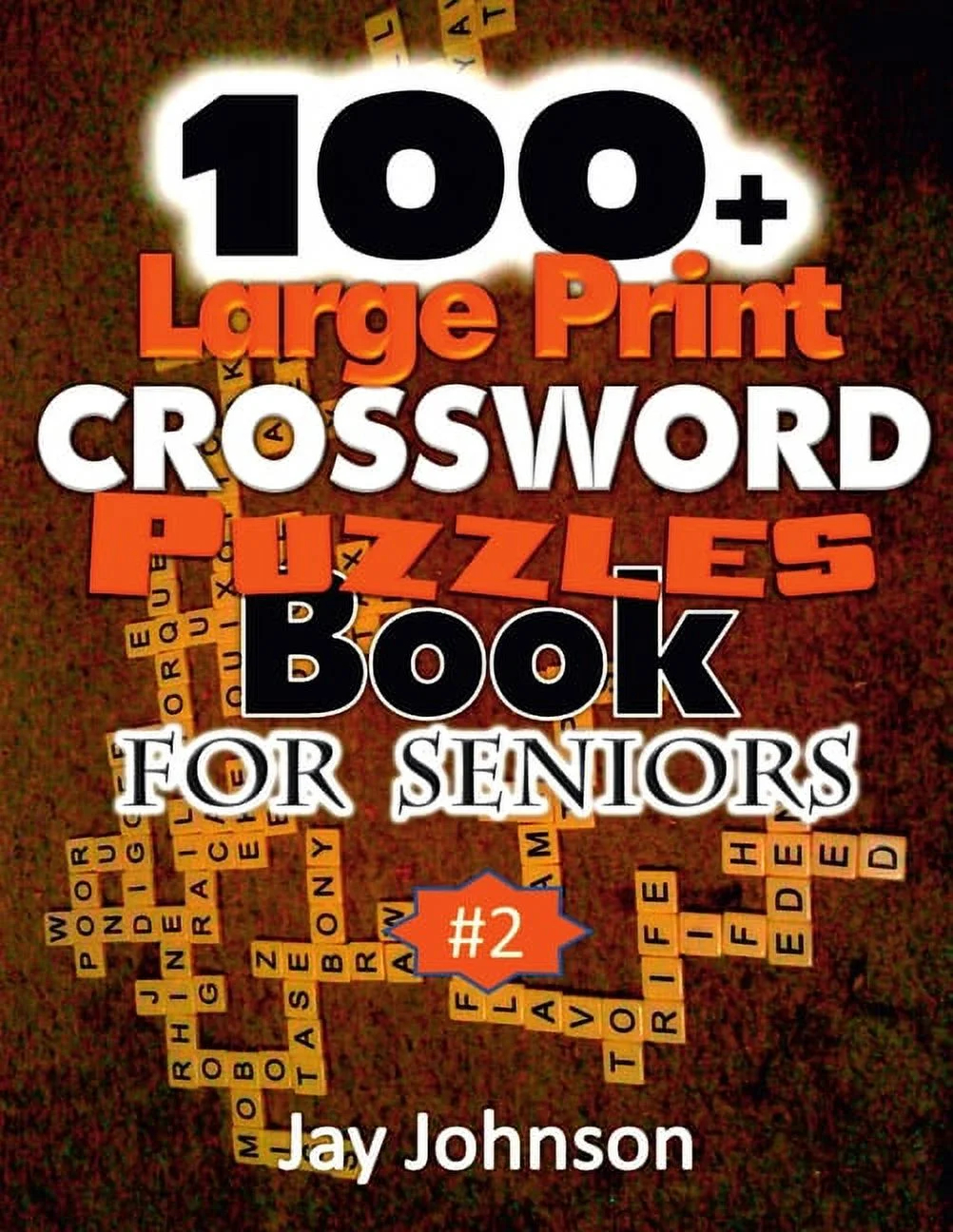 100 large print crossword puzzle book for seniors paperback walmart