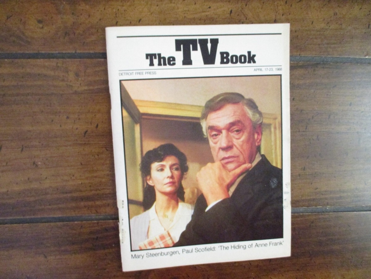 1988 Detroit Free Press TV Mag MARY STEENBURGEN PAUL SCOFIELD HIDING ANNE FRANK EBay