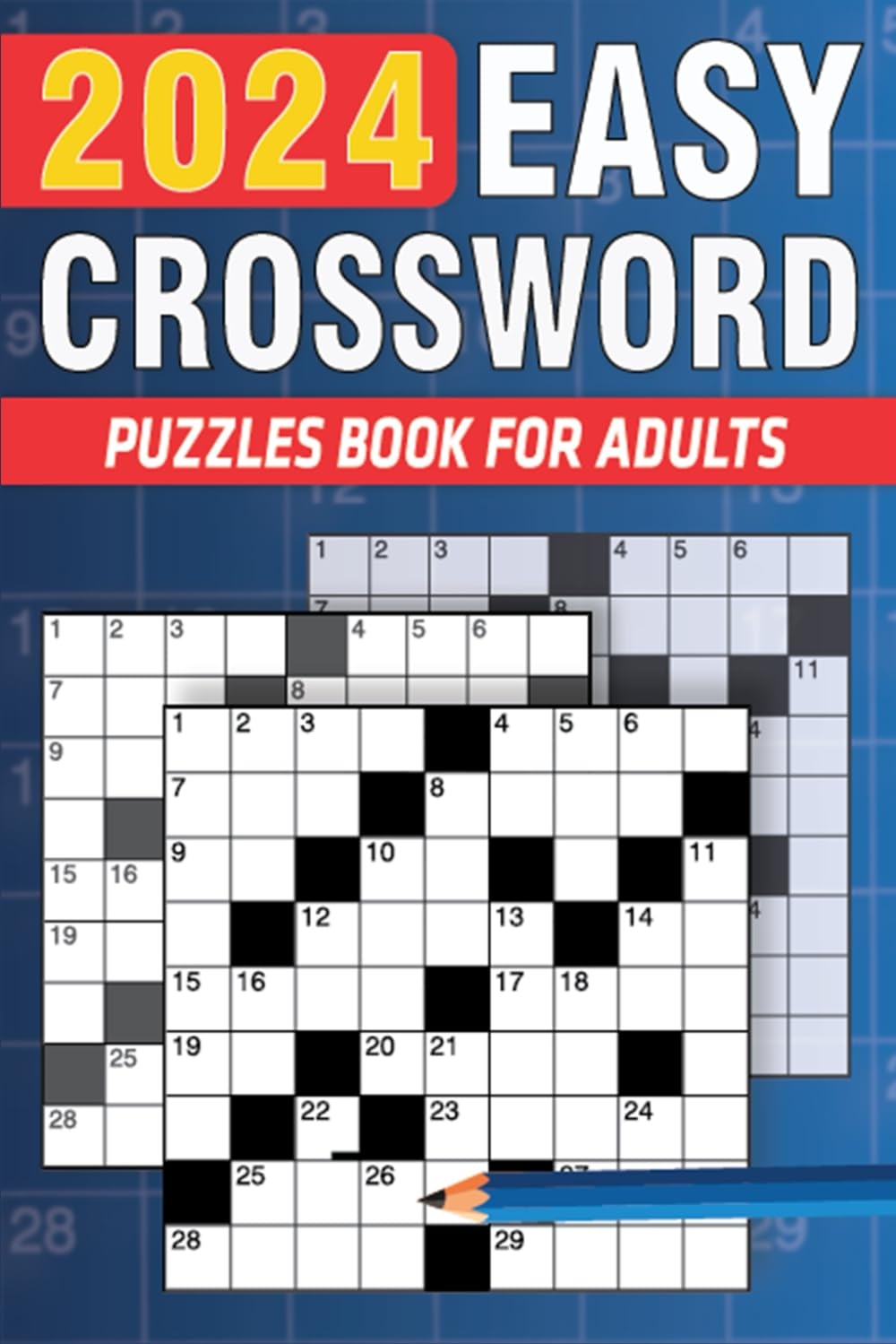 2024 Easy Crossword Puzzles Book For Adults With Solution Relaxing Desertcart Seychelles