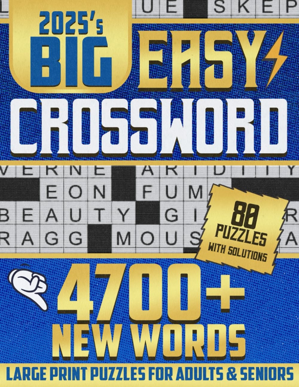 Easy Large Print Crossword Puzzles To Buy