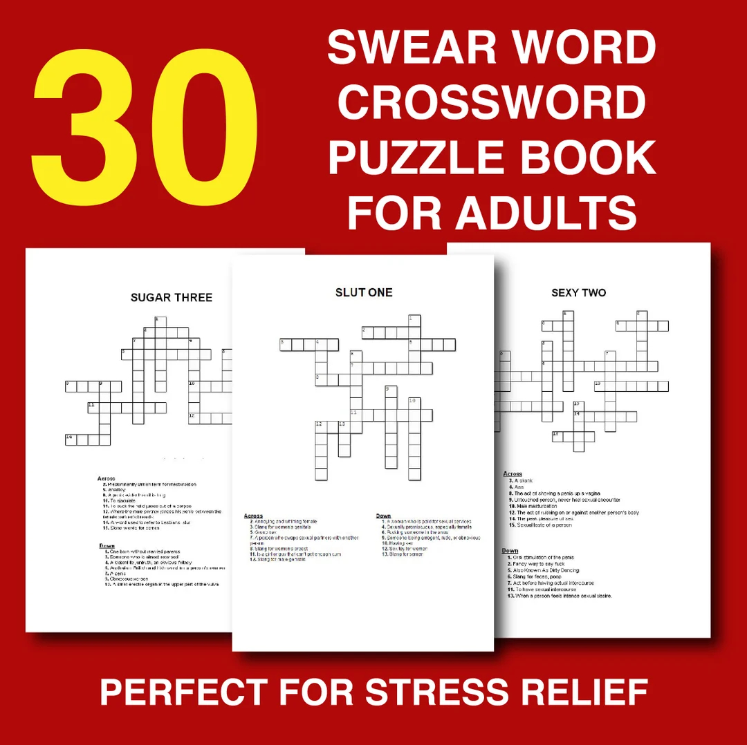 Adult Crossword Puzzle Books