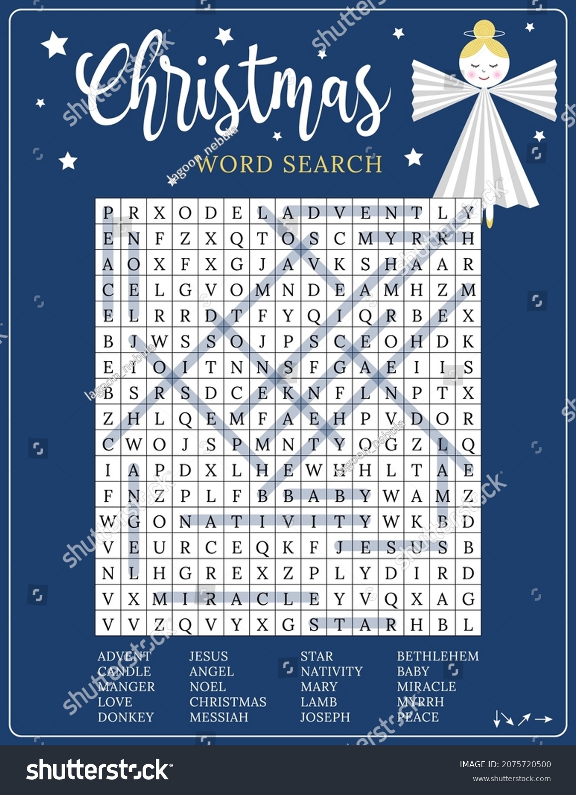 Christian Christmas Crossword Puzzles