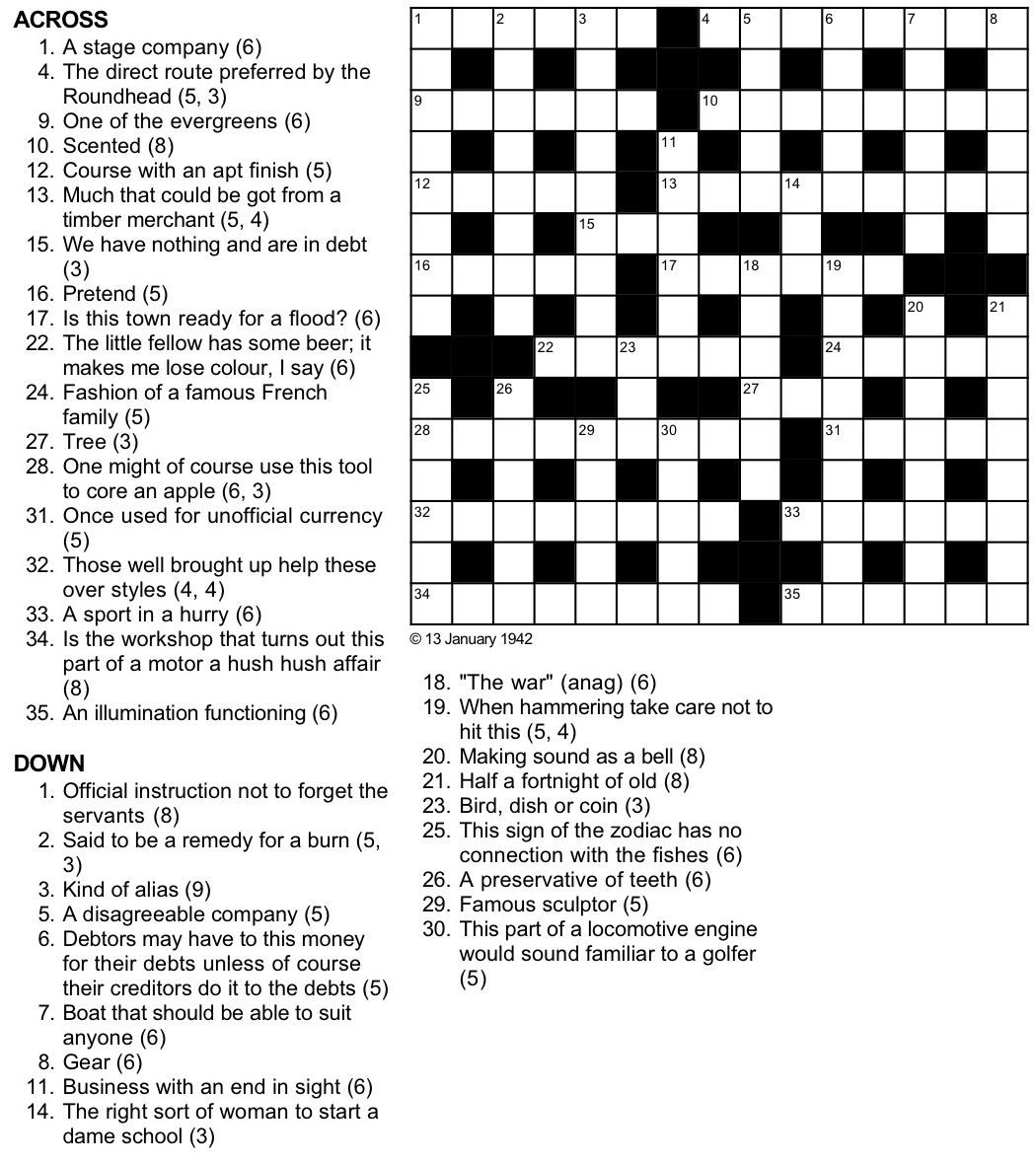 Game With Crossword Puzzles