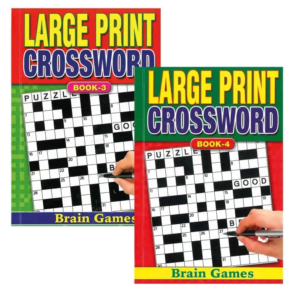A5 Large Print Crossword Book Wholesale Stationery Supplies