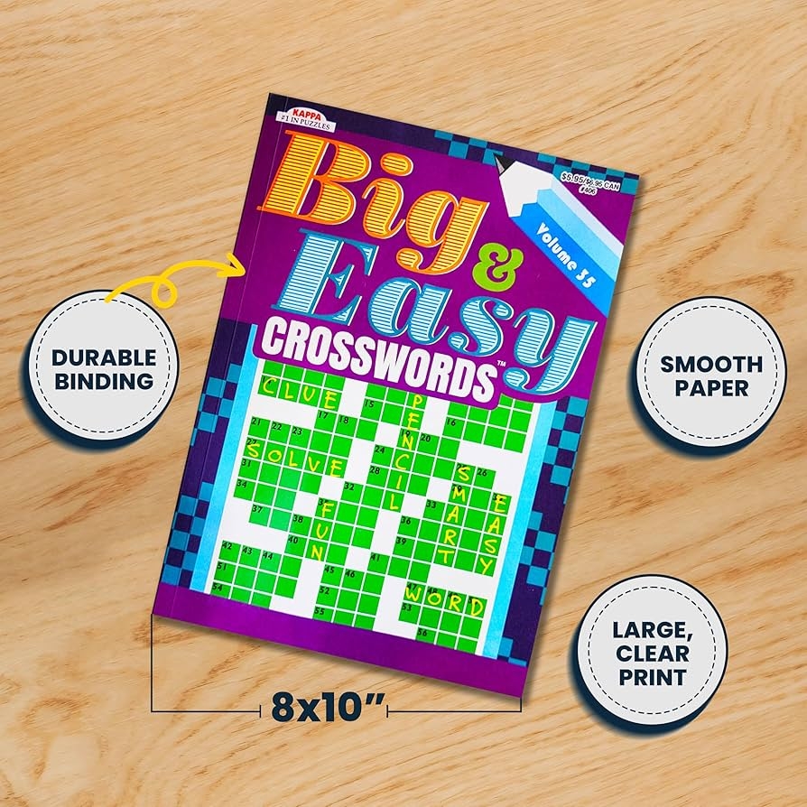 Crossword Puzzles For Older Adults