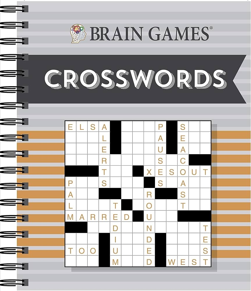 Amazon Brain Games Crosswords 9781640303669 Publications International Ltd Brain Games Books
