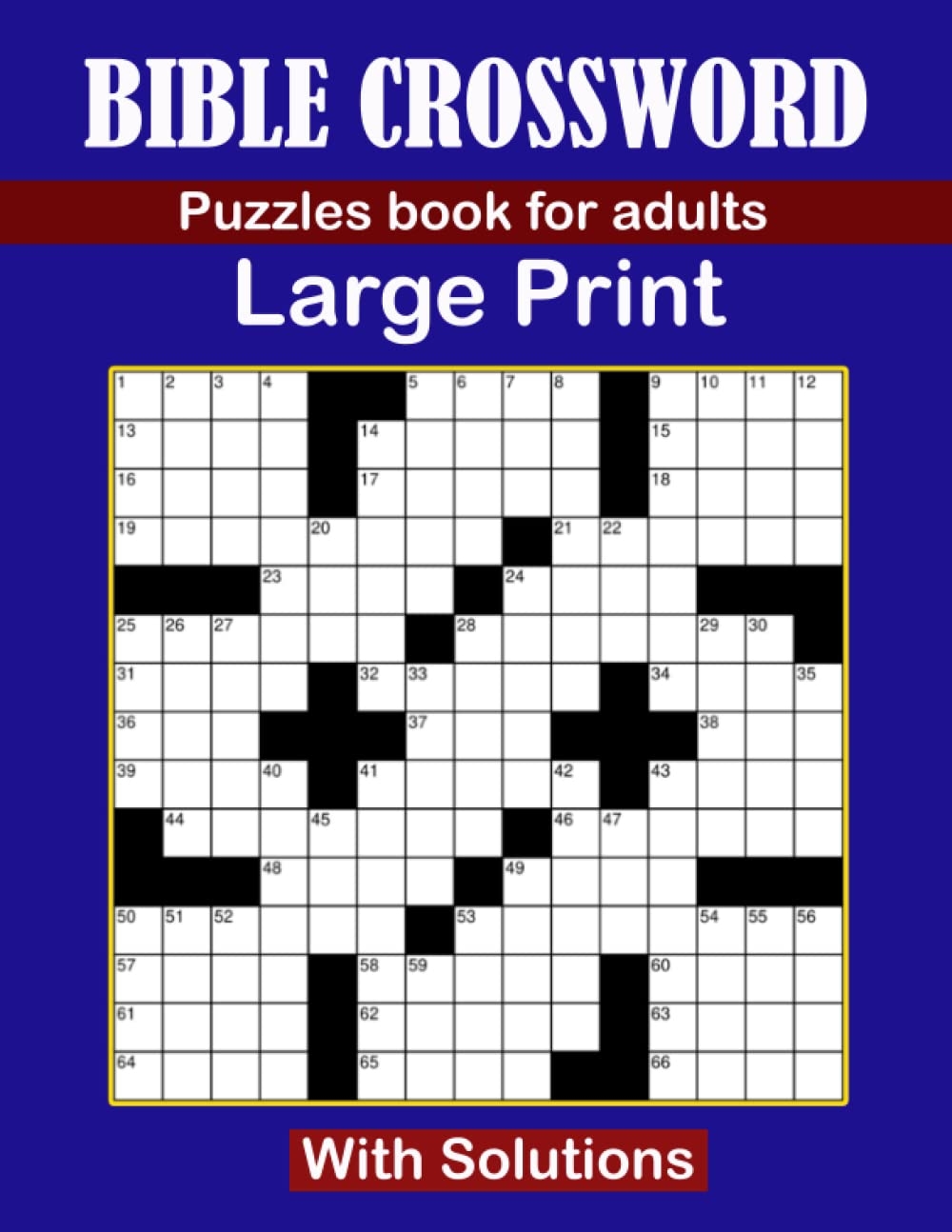 Bible Crossword Puzzles Book For Adults Large Print Christian Religious Desertcart Seychelles