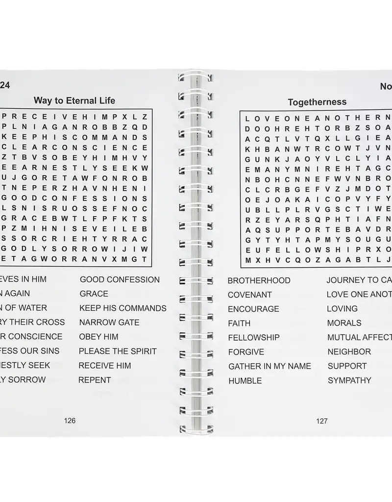 Bible Large Print Religious Word Search Adult Puzzle Book Prestonwood Bookstore