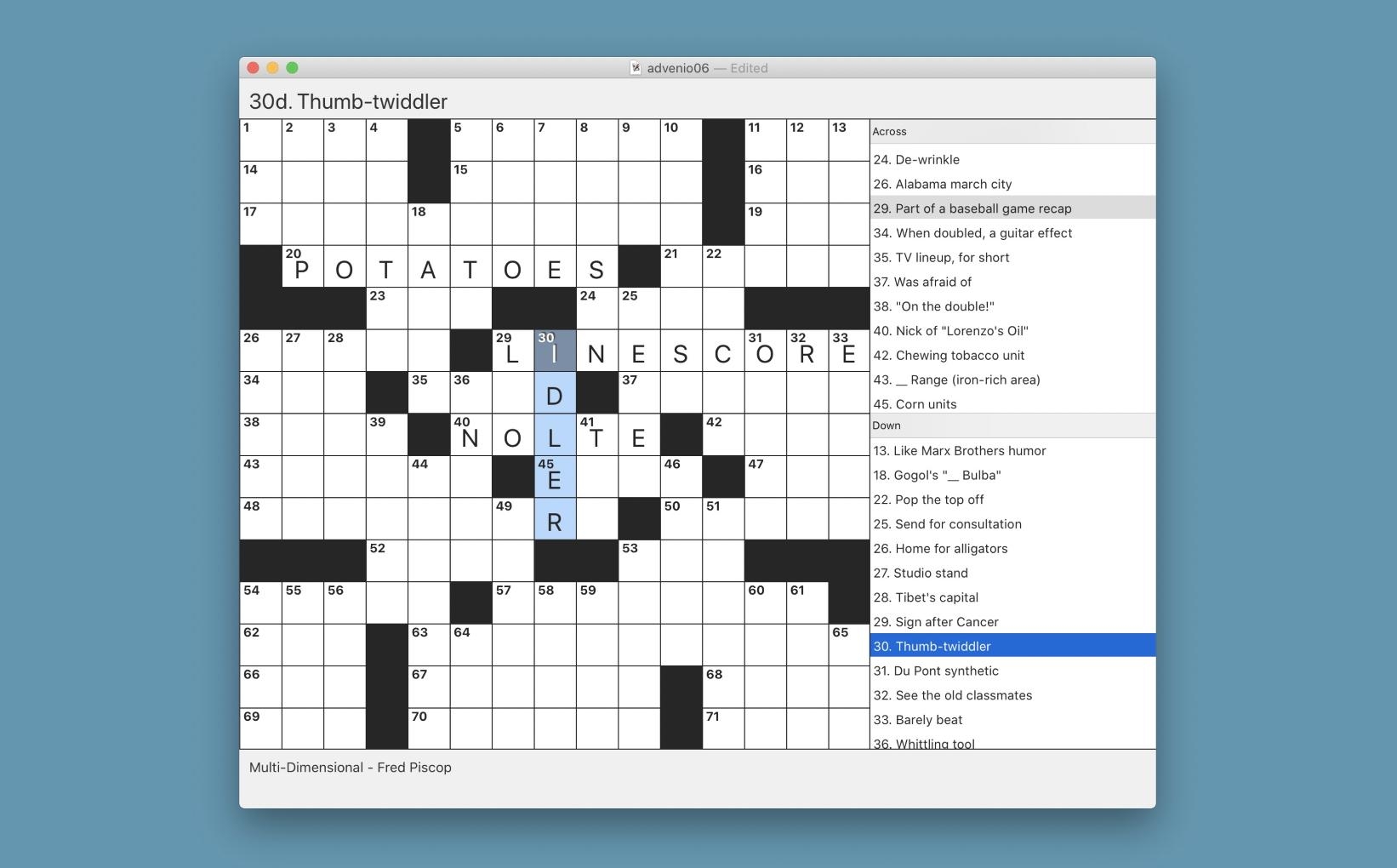 Top 10 Crossword Puzzles