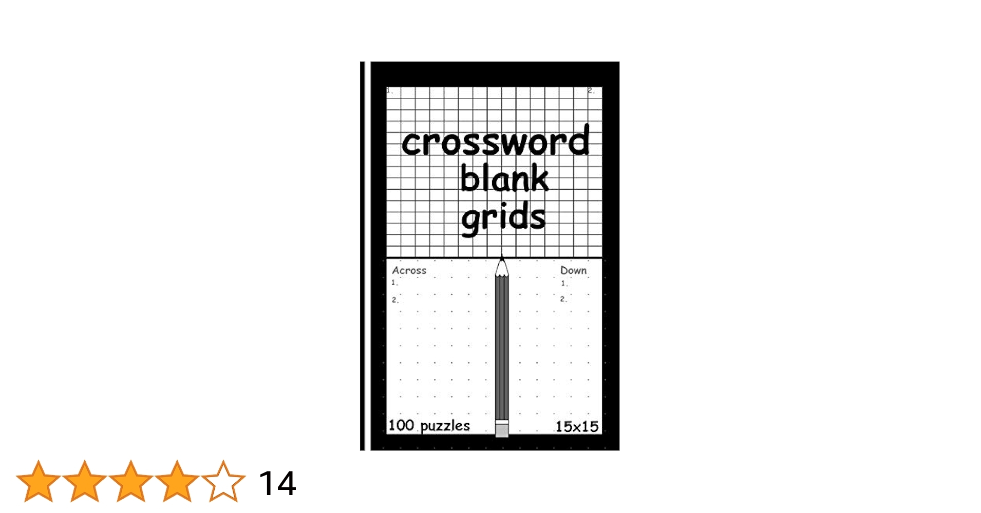 Blank Crossword Puzzle Grids Crossword Puzzle Book For Adults Older Kids Empty Template Sheet Classic Pen And Paper Game 100 15 X 15 Grids Cool Mind Logic Games Games Brain Puzzles Fun 