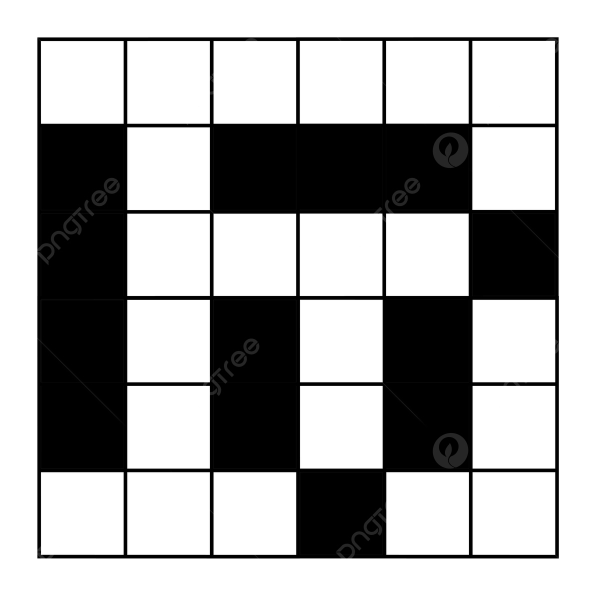 Crossword Puzzles Blank Template