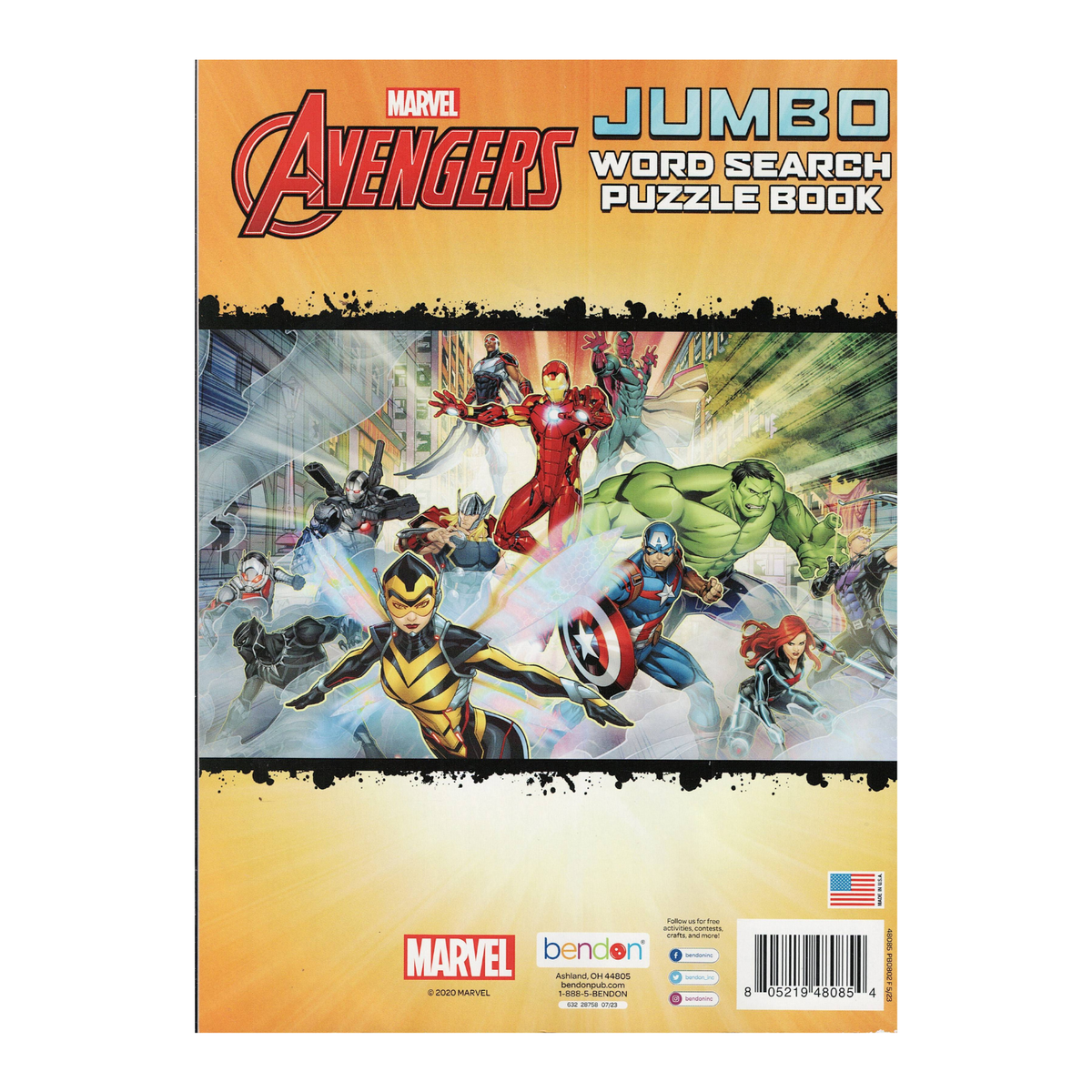 Brain Boosting Fun Marvel Avengers Jumbo Word Search Puzzle Book For Kids EBay