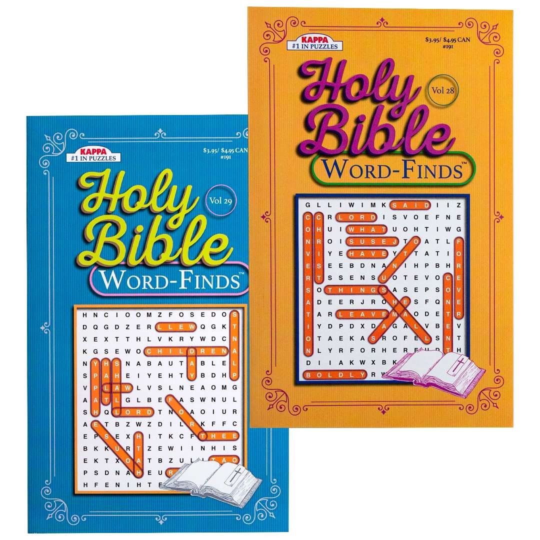 Bulk Activity Books Holy Bible 2 Styles Wholesale Crossword
