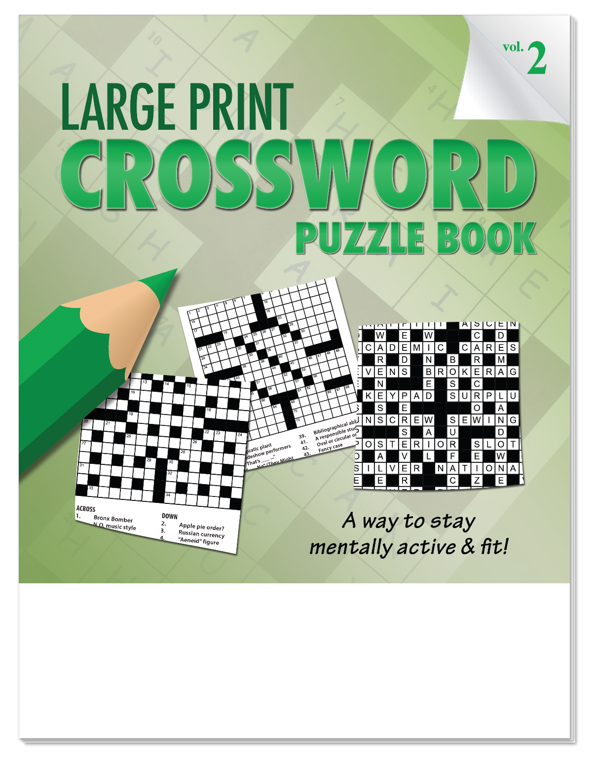 bulk crossword puzzle books large print volume 2 dollardays