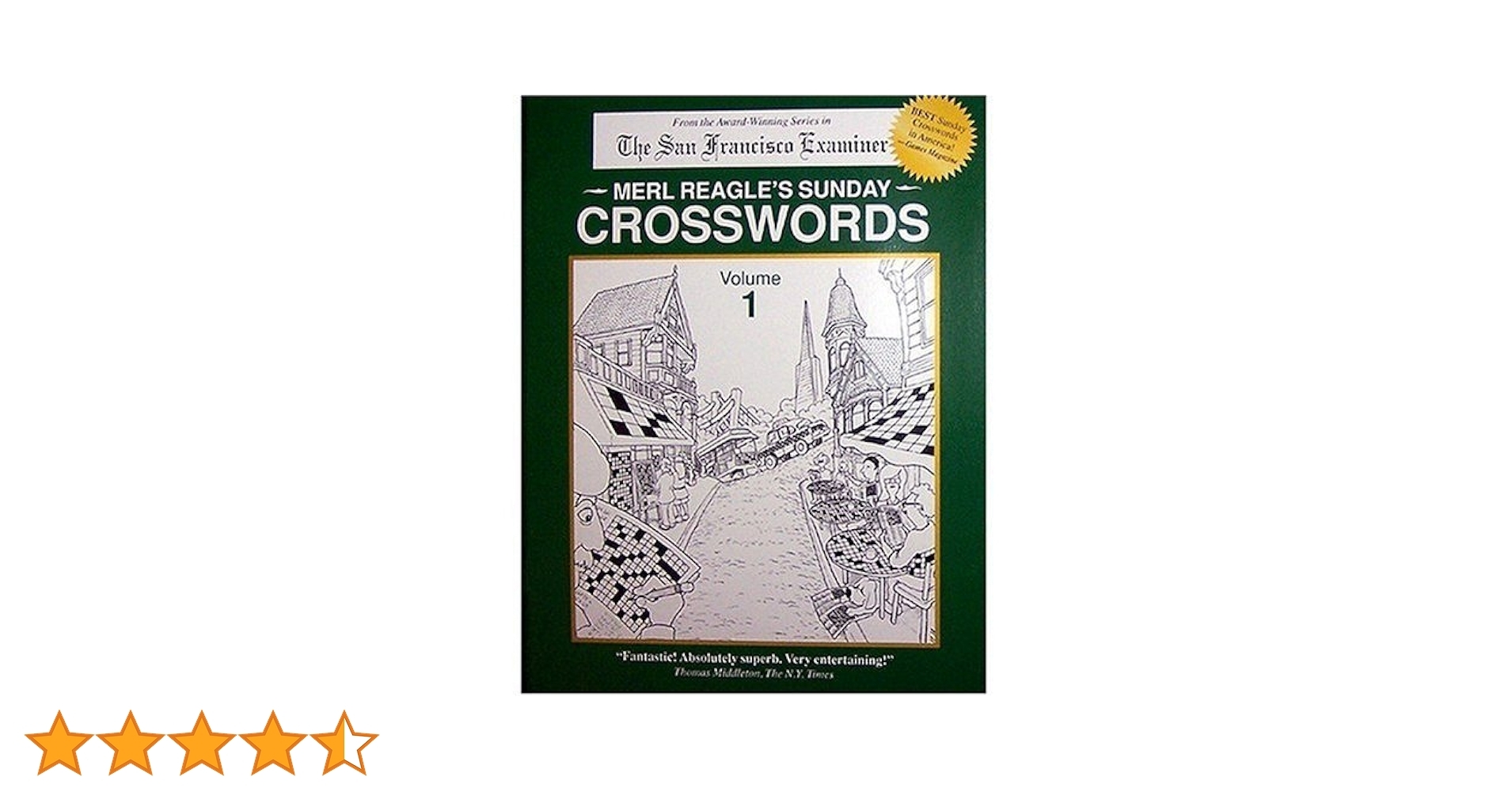 By Merl Reagle Merl Reagle s Sunday Crosswords Volume 1 Unknown Author Amazon Books