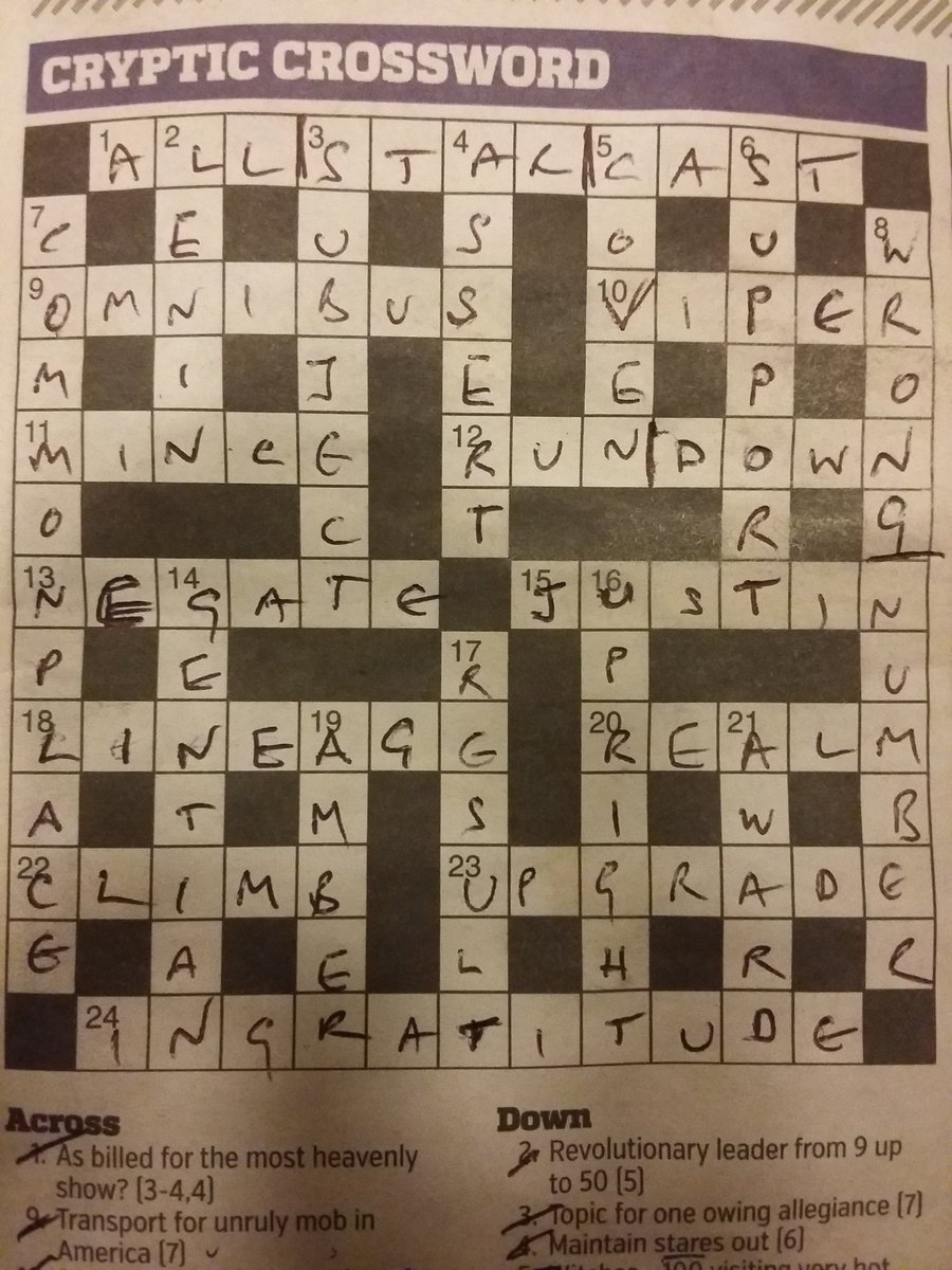 Chris Palmer On X So We Finished The Metro Cryptic Crossword NightShift NightShelter HolyTrinitySW19 Https t co 9ZY8rYUxrg X