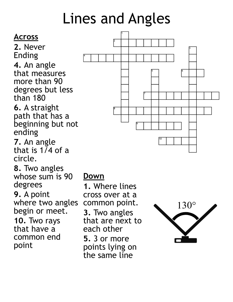 Circle Crossword Puzzle WordMint