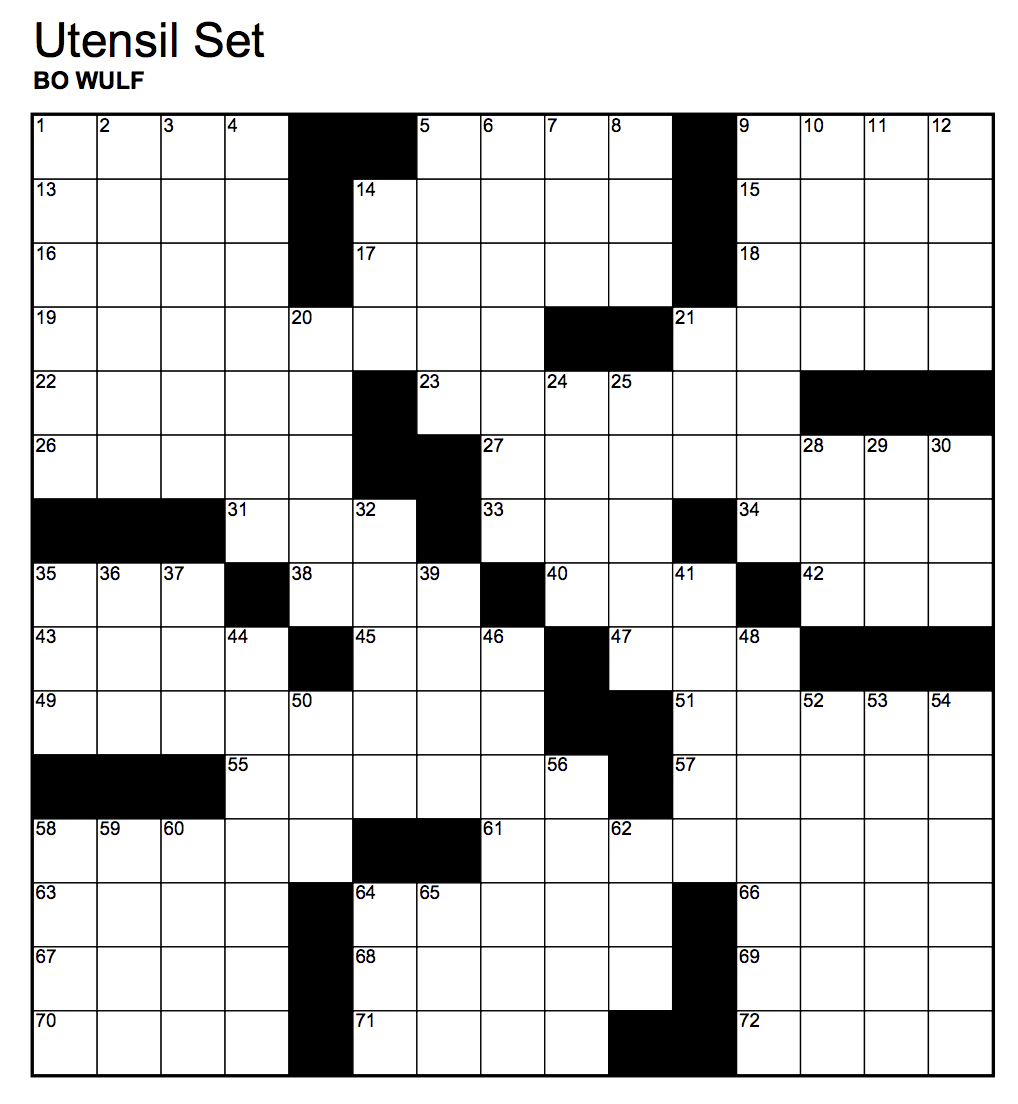 Premier Printable Crossword Puzzles